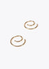 Pendientes espiral bicolor LOLA CASADEMUNT DORADO LF2503009.0M2.U