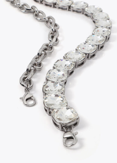 Pack doble collar corto LOLA CASADEMUNT joya y cadena PLATEADO LF2503019.0M3.U