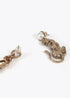 Pendientes LOLA CASADEMUNT leopardo con perla DORADO LF2503041.0M2.U