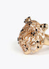 Anillo LOLA CASADEMUNT cabeza Tigre DORADO LF2503047.0M2