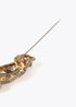 Broche LOLA CASADEMUNT Leopardo DORADO LF2503048.0M2.U