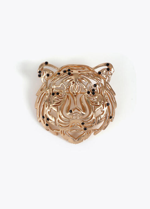 Broche LOLA CASADEMUNT cabeza Tigre DORADO LF2503063.0M2.U