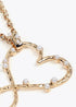 Collar LOLA CASADEMUNT cadena fina con corazon infinito DORADO LF2503070.0M2.U