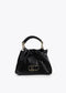 Bolso bandolera efecto piel con asa trenzada y detalles metálicos NEGRO U LF2504004.00N.U LOLA CASADEMUNT
