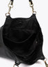 Bolso shopper efecto piel con asa trenzada y detalles metálicos NEGRO U LF2504005.00N.U LOLA CASADEMUNT