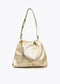 Bolso shopper efecto piel con logo LC ovalado LOLA CASADEMUNT. DORADO LF2504006.0M2.U