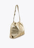 Bolso shopper efecto piel con logo LC ovalado LOLA CASADEMUNT. DORADO LF2504006.0M2.U