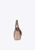 Mini shopper nylon satinado con detalles en efecto piel LOLA CASADEMUNT DORADO LF2504019.0M2.U