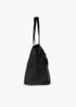 Shopper nylon satinado con detalles en efecto piel LOLA CASADEMUNT NEGRO LF2504020.00N.U