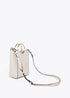 Mini shopper con asa metalica redonda en efecto piel y logo LC ovalado LOLA CASAEDMUNT CRUDO LF2504021.001.U