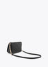 Bandolera acolchada logotipada en efecto piel con asa mix cadena NEGRO U LF2504026.00N.U LOLA CASADEMUNT
