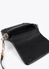 Bandolera acolchada logotipada en efecto piel con asa mix cadena NEGRO U LF2504026.00N.U LOLA CASADEMUNT