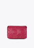 Bandolera acolchada logotipada en efecto piel con asa mix cadena MAGENTA U LF2504026.020.U LOLA CASADEMUNT