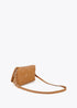 Bandolera acolchada logotipada en efecto piel con asa mix cadena CAMEL LF2504026.052.U LOLA CASADEMUNT