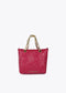 Mini shopper acolchado logotipada en efecto piel con asa mix cadena MAGENTA U LF2504028.020.U LOLA CASADEMUNT