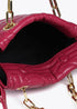 Mini shopper acolchado logotipada en efecto piel con asa mix cadena MAGENTA U LF2504028.020.U LOLA CASADEMUNT