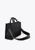 Bolso de nylon combinado con efecto piel NEGRO U LF2504032.00N.U LOLA CASADEMUNT