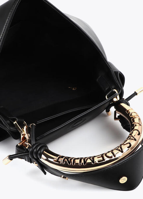 Bolso shopper asa metalizada personalizada LOLA CASADEMUNT NEGRO LF2504037.00N.U