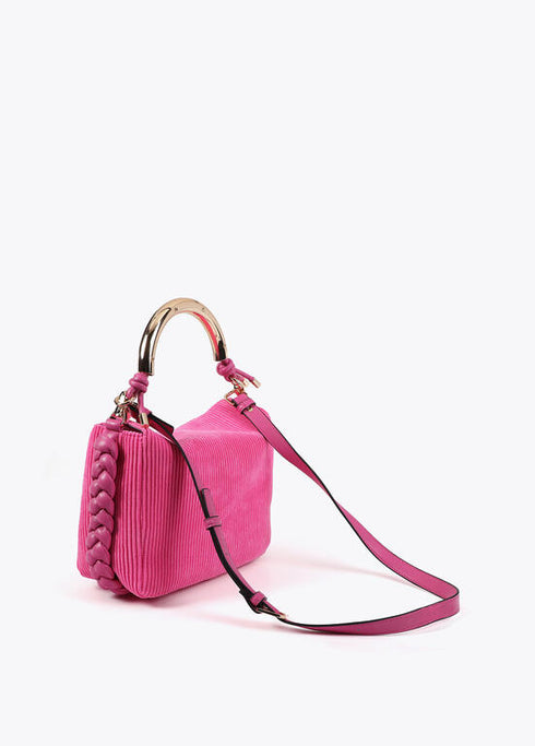 Bandolera asa metalizada personalizada LOLA CASADEMUNT ROSA LF2504038.024.U