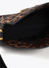 Bandolera animal print logo LC leopardo MARRON-NEGRO LF2504041.25N.U