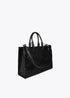 Shopper lentejuelas logo al tono NEGRO U LF2504045.00N.U LOLA CASADEMUNT