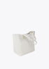 Shopper efecto piel monograma rombos logo ovalado colgante LOLA CASADEMUNT CRUDO LF2504050.001.U