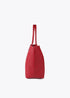 Shopper efecto piel monograma rombos logo ovalado colgante LOLA CASADEMUNT ROJO LF2504050.030.U