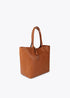 Shopper efecto piel monograma rombos logo ovalado colgante LOLA CASADEMUNT MARRON LF2504050.057.U