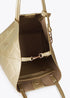 Shopper efecto piel monograma rombos logo ovalado colgante DORADO U LF2504050.0M2.U LOLA CASADEMUNT