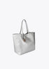 Shopper efecto piel monograma rombos logo ovalado colgante PLATEADO LF2504050.0M3.U LOLA CASADEMUNT