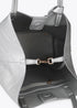 Shopper efecto piel monograma rombos logo ovalado colgante PLATEADO LF2504050.0M3.U LOLA CASADEMUNT