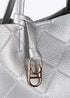 Shopper efecto piel monograma rombos logo ovalado colgante PLATEADO LF2504050.0M3.U LOLA CASADEMUNT