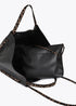 Bolso shopper detalles en efecto piel animal print NEGRO U LF2504055.00N.U LOLA CASADEMUNT