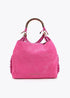 Bolso shopper asa metalizada personalizada LOLA CASADEMUNT ROSA LF2504056.024.U
