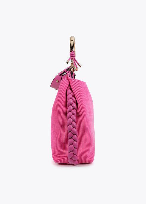 Bolso shopper asa metalizada personalizada LOLA CASADEMUNT ROSA LF2504056.024.U