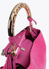Bolso shopper asa metalizada personalizada LOLA CASADEMUNT ROSA LF2504056.024.U