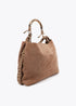 Bolso shopper asa metalizada personalizada LOLA CASADEMUNT BEIGE LF2504056.050.U