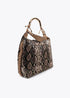 Bolso shopper asa metalizada personalizada MARRON-CRUDO U LF2504057.250.U LOLA CASADEMUNT