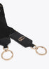 Asa bolso tachas metalizadas logo LOLA CASADEMUNT NEGRO-METAL LF2504063.2NM.U