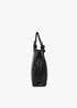 Bolso acolchado efecto piel con tachas redondas XL LOLA CASADEMUNT NEGRO LF2504075.00N.U