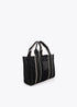 Mini shopper en tejido tipo neopreno con logo de silicona al tono NEGRO LF2504077.00N.U LOLA CASADEMUNT