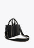 Mini shopper en tejido tipo neopreno con logo de silicona al tono NEGRO LF2504077.00N.U LOLA CASADEMUNT