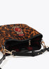 Bolsito tejido animal print parche escudo MARRON-NEGRO U LF2504079.25N.U LOLA CASADEMUNT