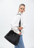 Bolso efecto piel fruncida LOLA CASADEMUNT NEGRO LF2504082.00N.U