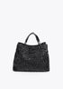 Bolso efecto piel fruncida LOLA CASADEMUNT NEGRO LF2504082.00N.U