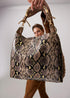 Bandolera asa metalizada personalizada efecto piton MARRON-CRUDO LF2504087.250.U LOLA CASADEMUNT
