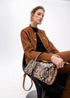 Bandolera asa metalizada personalizada efecto piton MARRON-CRUDO LF2504087.250.U LOLA CASADEMUNT