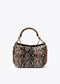 Bandolera asa metalizada personalizada efecto piton MARRON-CRUDO LF2504087.250.U LOLA CASADEMUNT