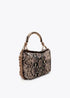 Bandolera asa metalizada personalizada efecto piton MARRON-CRUDO LF2504087.250.U LOLA CASADEMUNT