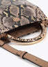 Bandolera asa metalizada personalizada efecto piton MARRON-CRUDO LF2504087.250.U LOLA CASADEMUNT